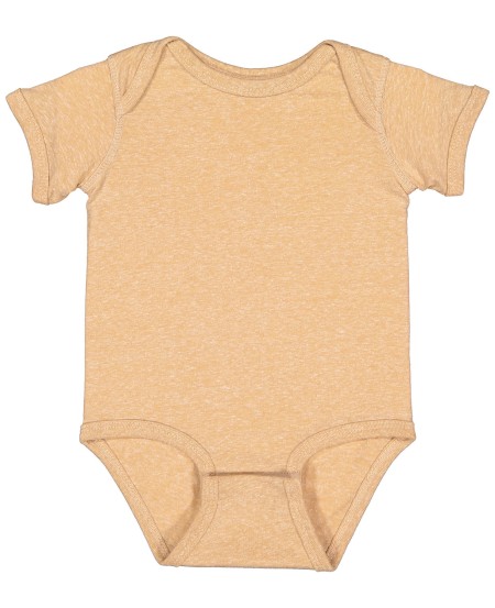 Rabbit Skins 4491 Infant Harborside Melange Jersey Bodysuit