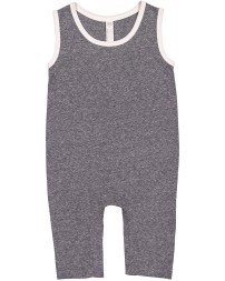 Rabbit Skins 4492 Infant Harborside Melange Tank Romper