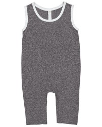 Rabbit Skins 4492   Infant Harborside Melange Tank Romper