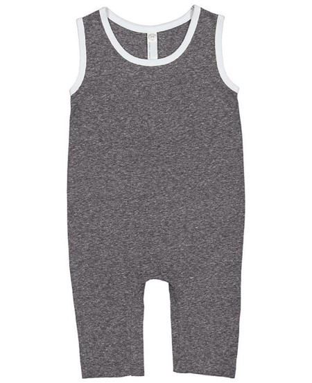 Rabbit Skins 4492 Infant Harborside Melange Tank Romper