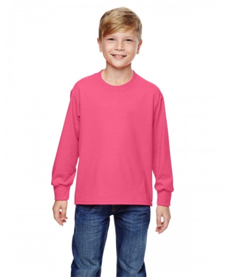 Fruit of the Loom 4930B   Youth HD Cotton Long-Sleeve T-Shirt