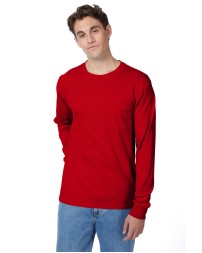 Hanes 5596 Men's Authentic-T Long-Sleeve Pocket T-Shirt