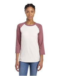 Jerzees 560RR Unisex Three-Quarter Sleeve Raglan T-Shirt