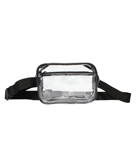 Liberty Bags 5778 Clear Stadium Two-Pocket Fanny Pack  Crossbody Bag