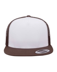 YP Classics 6006W Adult Trucker with White Front Panel Cap