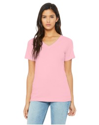 Bella  Canvas 6405 Ladies' Relaxed Jersey V-Neck T-Shirt