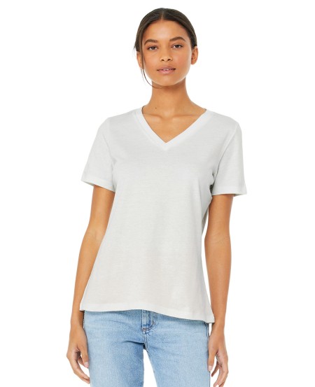 Bella  Canvas 6405 Ladies' Relaxed Jersey V-Neck T-Shirt