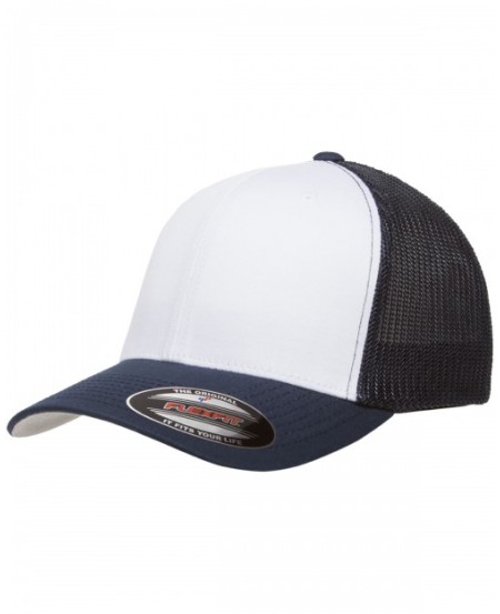 Yupoong 6511W   Flexfit Trucker Mesh with White Front Panels Cap