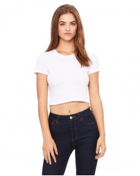 Bella + Canvas 6681   Ladies' Poly-Cotton Crop T-Shirt