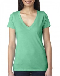 Next Level Apparel 6740   Ladies' Triblend Deep V