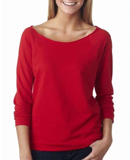 Next Level Apparel 6951   Ladies' French Terry 3/4-Sleeve Raglan