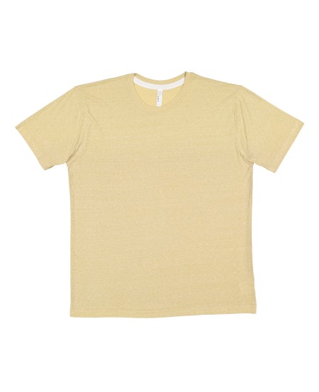 Live and Tell by LAT 6991 Men's Harborside Melange Jersey T-Shirt