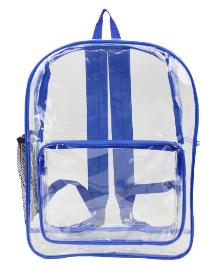 Liberty Bags 7013 Large 17 Heavy Duty Clear Backpack