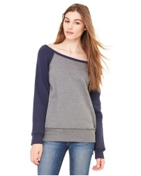 Bella  Canvas 7501 Ladies' Sponge Fleece Wide Neck Sweatshirt