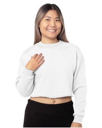 Bayside 7725   Ladies' Crop Crewneck