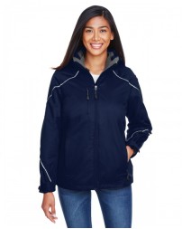 North End 78196   Ladies' Angle 3-in-1 Jacket with Bonded Fleece Liner