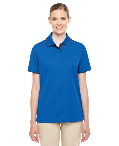 CORE365 78222 Ladies' Motive Performance Piqué Polo with Tipped Collar