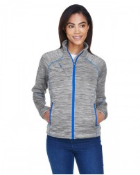 North End 78697   Ladies' Flux Melange Bonded Fleece Jacket