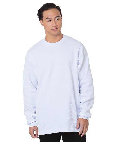 Bayside 8205   Men's Heavyweight Waffle Knit Long-Sleeve Thermal