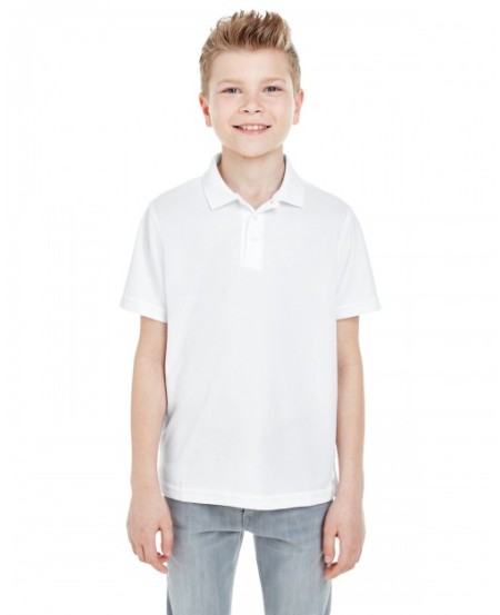 UltraClub 8210Y   Youth Cool & Dry Mesh Pique Polo