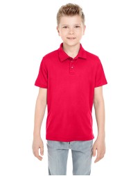 UltraClub 8210Y Youth Cool  Dry Mesh Piqué Polo