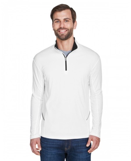 UltraClub 8230   Men's Cool & Dry Sport Quarter-Zip Pullover