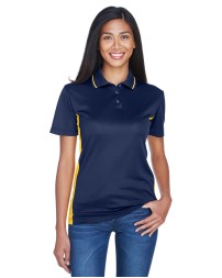 UltraClub 8406L Ladies' Cool  Dry Sport Two-Tone Polo