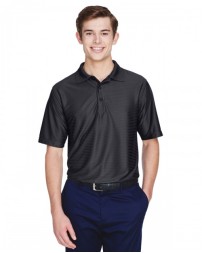 UltraClub 8413   Men's Cool & Dry Elite Tonal Stripe Performance Polo