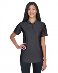 UltraClub 8413L   Ladies' Cool & Dry Elite Tonal Stripe Performance Polo