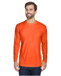 UltraClub 8422 Adult Cool  Dry Sport Long-Sleeve Performance Interlock T-Shirt