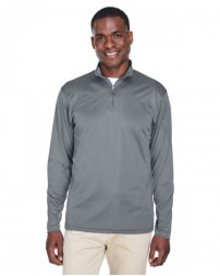 UltraClub 8424   Men's Cool & Dry Sport Performance Interlock Quarter-Zip Pullover