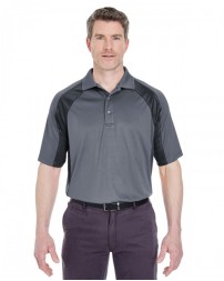 UltraClub 8427   Adult Cool & Dry Sport Performance Colorblock Interlock Polo