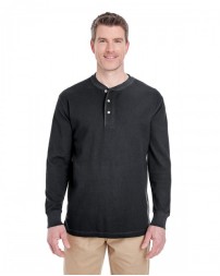 UltraClub 8456   Adult Mini Thermal Henley