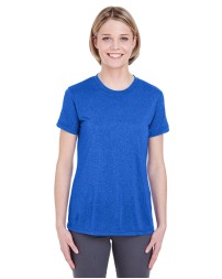 UltraClub 8619L Ladies' Cool  Dry Heathered Performance T-Shirt