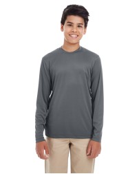 UltraClub 8622Y Youth Cool  Dry Performance Long-Sleeve Top