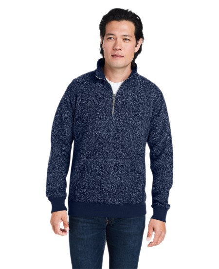 J America 8713JA   Unisex Aspen Fleece Quarter-Zip Sweatshirt