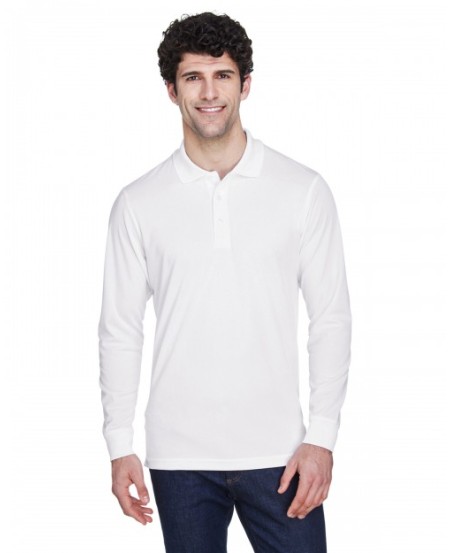 CORE365 88192   Men's Pinnacle Performance Long-Sleeve Pique Polo