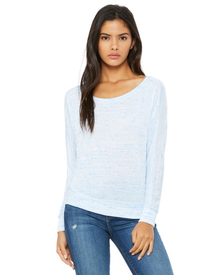 Bella  Canvas 8850 Ladies' Flowy Long-Sleeve Off Shoulder T-Shirt