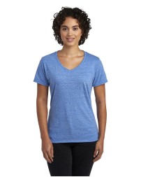 Jerzees 88WVR   Ladies Snow Heather V-Neck T-Shirt