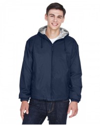 UltraClub 8915   Adult Fleece-Lined Hooded Jacket