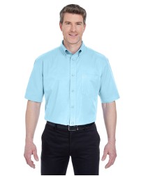 UltraClub 8977 Adult Short-Sleeve Whisper Twill