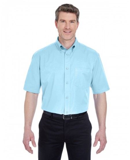 UltraClub 8977   Adult Short-Sleeve Whisper Twill