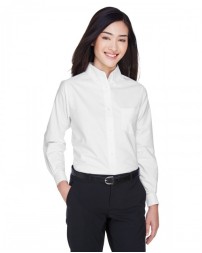 UltraClub 8990   Ladies' Classic Wrinkle-Resistant Long-Sleeve Oxford