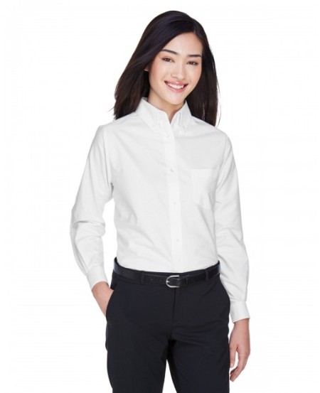 UltraClub 8990   Ladies' Classic Wrinkle-Resistant Long-Sleeve Oxford