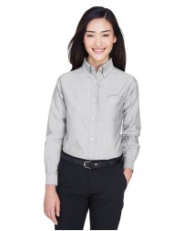 UltraClub 8990 Ladies' Classic Wrinkle-Resistant Long-Sleeve Oxford