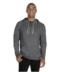 Jerzees 90MR Adult Snow Heather Raglan Hooded Sweatshirt