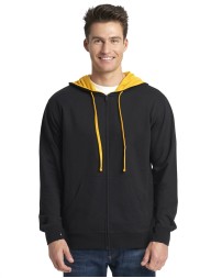 Next Level Apparel 9601 Adult Laguna French Terry Full-Zip Hooded Sweatshirt