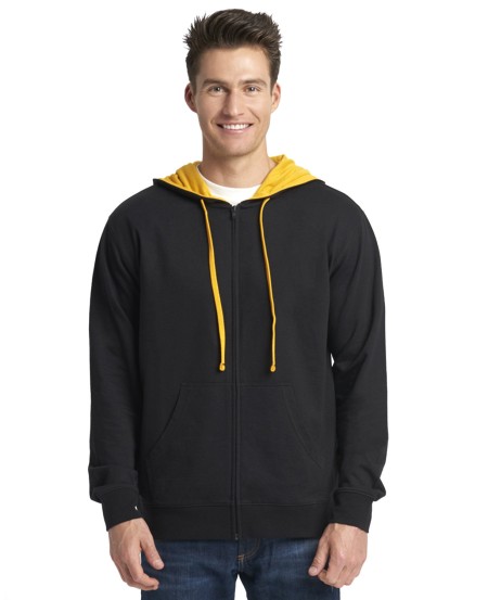 Next Level Apparel 9601 Adult Laguna French Terry Full-Zip Hooded Sweatshirt