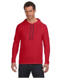 Gildan 987AN Adult Lightweight Long-Sleeve Hooded T-Shirt