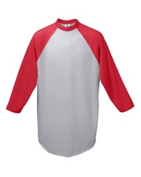 Augusta Sportswear AG4420 Adult Three-Quarter Sleeve Baseball Jersey